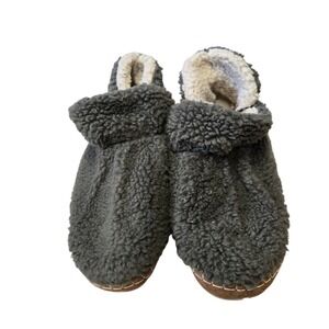 L.L. BEAN Shoes COZY SLIPPER BOOTIES Pile Fleece 100% Sherpa 9